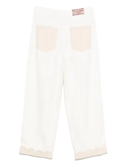 Stella Nova Wide-leg Jeans In White