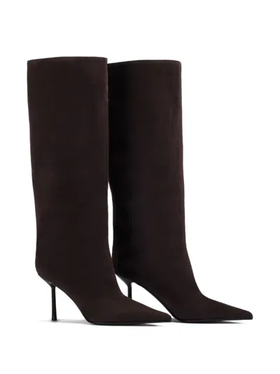 80MM BELLA SUEDE BOOTS