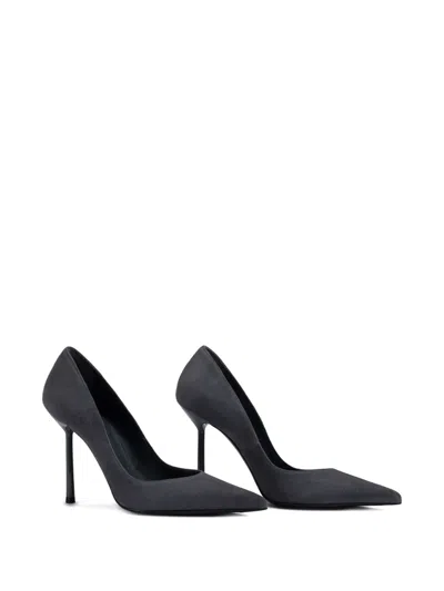 Le Silla 100mm Bella Suede Pumps In Gray