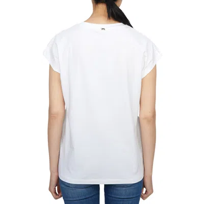 Herno White Interlock Jersey Logo T-shirt