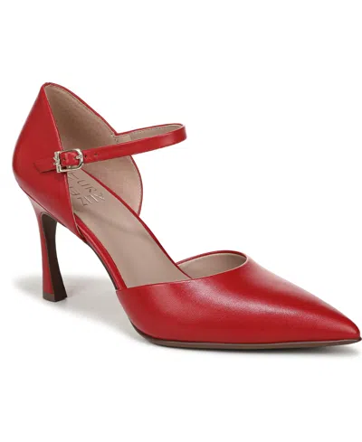 Naturalizer Women's Amber Ankle Strap Dress Pumps In Red