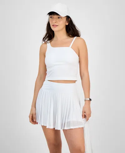 Id Ideology Women's Studio Asymmetrical Cropped Tank Top, Exclusively At Macy's