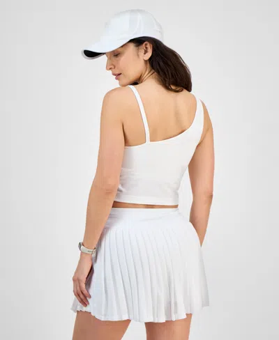 Id Ideology Women's Studio Asymmetrical Cropped Tank Top, Exclusively At Macy's