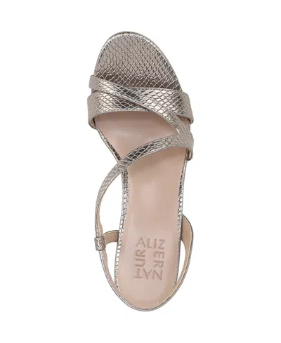 Naturalizer Women's Abby Open Square Toe Platform Dress Sandals In Gray