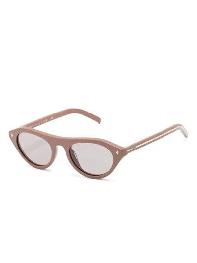 Prada Cat-eye Frame Sunglasses In Brown