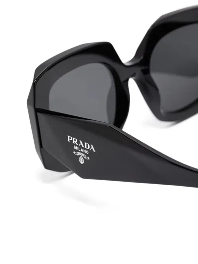 Prada 55mm Square Sunglasses In Black