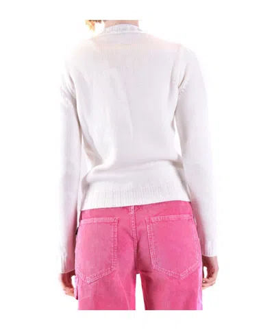 Dondup Long Sleeve Sweater In Yellow