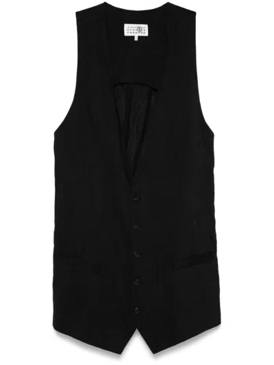 Mm6 Maison Margiela Gilet Clothing In Black
