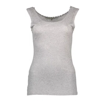 Silvian Heach Gray Viscose T-shirt In Gray