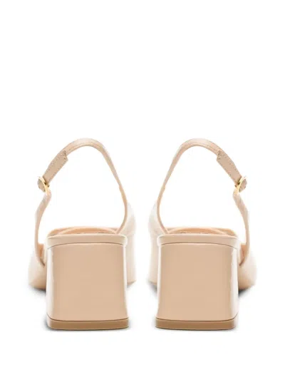 Poche Paris Leather Heeled Pumps