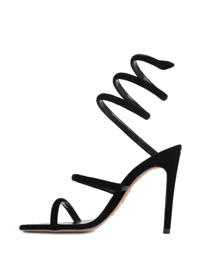 René Caovilla Flat Sandals Rene Caovilla Woman Color Black In Multi