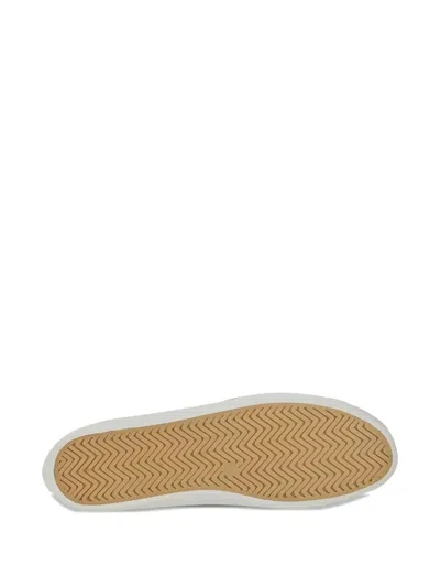 Studio Nicholson Canvas Sneakers With Pull Tab And Rubber Sole In Neutral