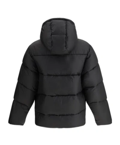 Carhartt Wip Toronto Camo Duck Black Hooded Padded Jacket In Black