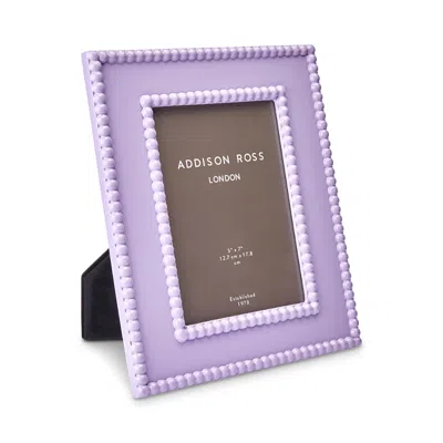 Addison Ross Bobbin Picture Frame, 5 X 7 In Purple