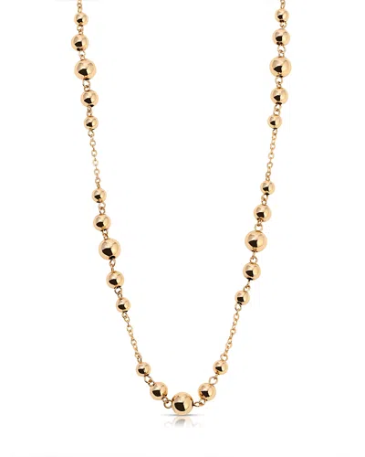 Ettika Single Chain Bubble Necklace In Gold