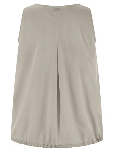 Herno Sleeveless Top In Tech Trait