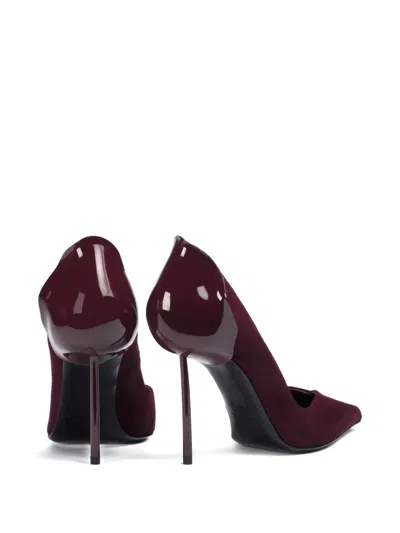 Le Silla Pointed-toe Heeled Pumps In Burgundy
