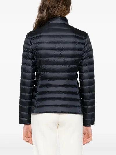 Moncler Polyamide Igelle Jacket High Collar Quilted In Black