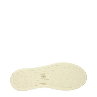 Autry Medalist Low White Leather And Suede Bottle Sneakers In Multi