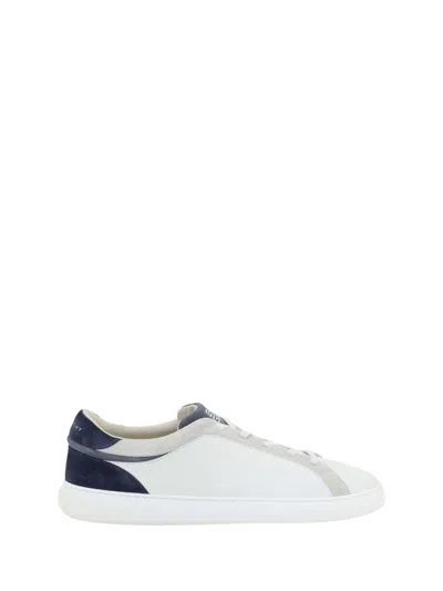 Givenchy Leather Panelled Flat Sole Sneakers In White