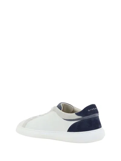 Givenchy Leather Panelled Flat Sole Sneakers In White