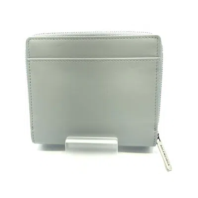 Pre-owned Balenciaga Gray Wallet (bi-fold) ()
