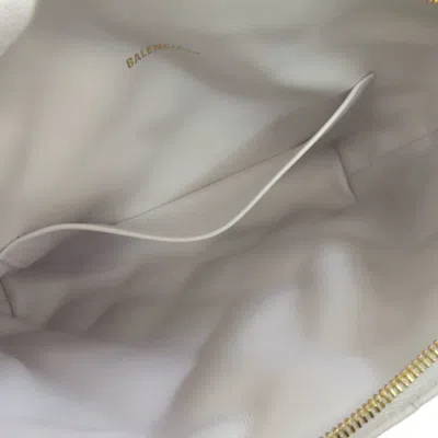Pre-owned Balenciaga White Leather Shoulder Bag ()
