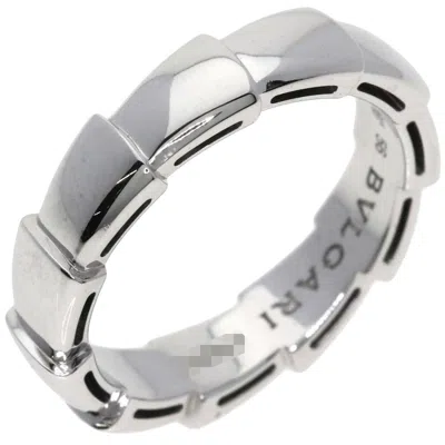 Pre-owned Bvlgari White Gold White Gold (18k) Band Ring ()