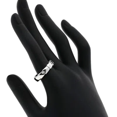Pre-owned Bvlgari White Gold White Gold (18k) Band Ring ()
