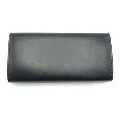 Pre-owned Celine Black Long Wallet (bi-fold) ()