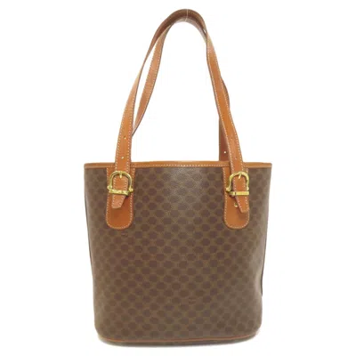 Pre-owned Celine Brown Pvc Leather Tote Bag ()