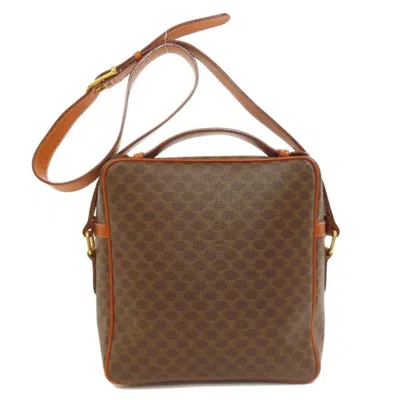 Pre-owned Celine Brown Pvc Shoulder Bag ()