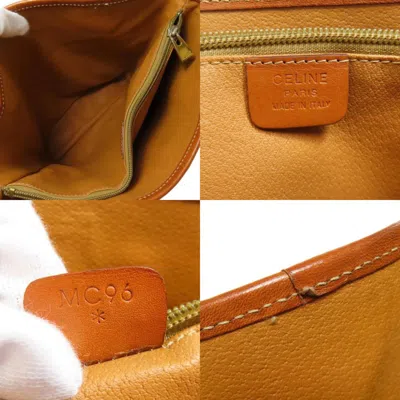 Pre-owned Celine Brown Pvc Leather Tote Bag ()