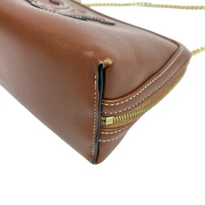Pre-owned Celine Brown Leather Shoulder Bag ()