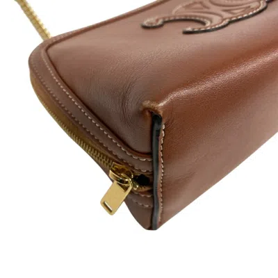 Pre-owned Celine Brown Leather Shoulder Bag ()