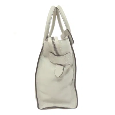 Pre-owned Celine Light Gray Leather Tote Bag ()