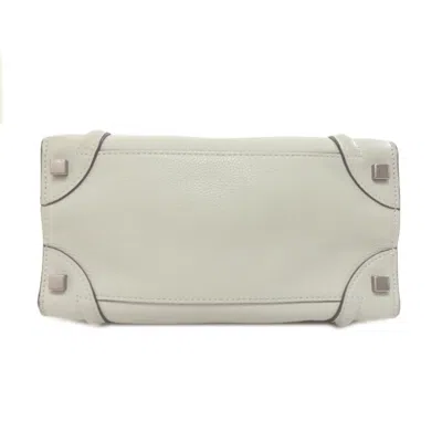 Pre-owned Celine Light Gray Leather Tote Bag ()