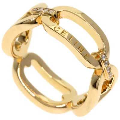 Pre-owned Celine Yellow Gold Yellow Gold (18k) Band Ring ()