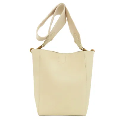 Pre-owned Celine White Leather Shoulder Bag ()