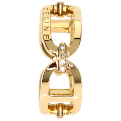 Pre-owned Celine Yellow Gold Yellow Gold (18k) Band Ring ()