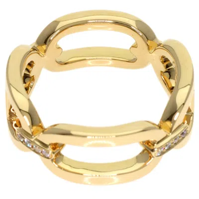 Pre-owned Celine Yellow Gold Yellow Gold (18k) Band Ring ()