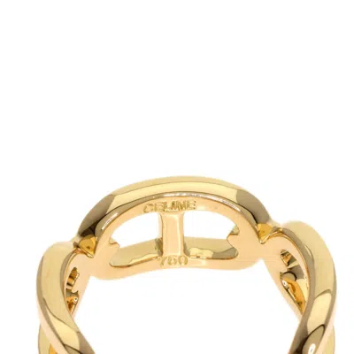 Pre-owned Celine Yellow Gold Yellow Gold (18k) Band Ring ()