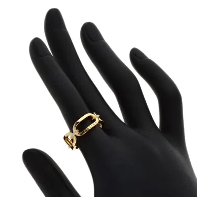 Pre-owned Celine Yellow Gold Yellow Gold (18k) Band Ring ()