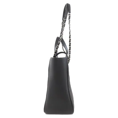 Pre-owned Chanel Black Leather Tote Bag ()