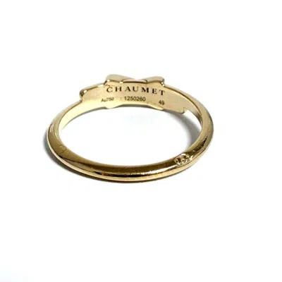 Pre-owned Chaumet Gold Yellow Gold (18k) Band Ring ()