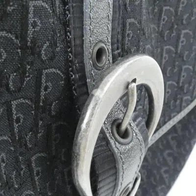 Pre-owned Dior Christian  Black Canvas Shoulder Bag ()