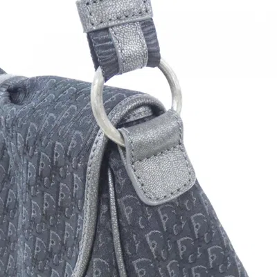 Pre-owned Dior Christian  Black Canvas Shoulder Bag ()