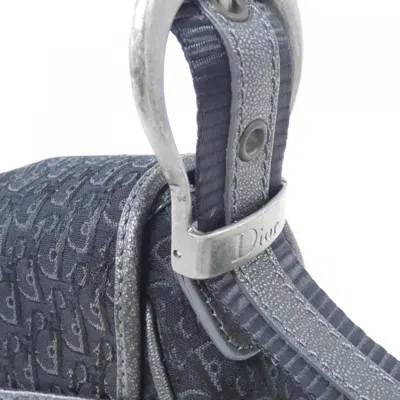 Pre-owned Dior Christian  Black Canvas Shoulder Bag ()