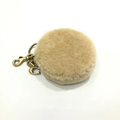 Pre-owned Coach Beige Coin Purse/coin Case ()