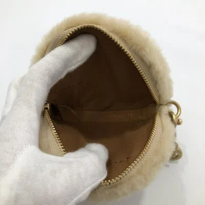 Pre-owned Coach Beige Coin Purse/coin Case ()